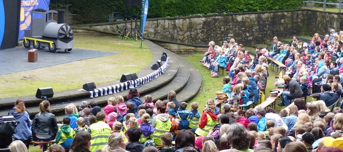 Jim Knopf in der Burghofbühne