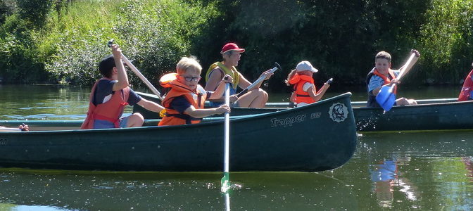Paddeltour auf der Lippe