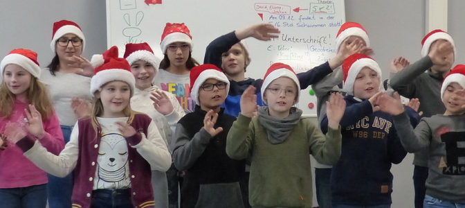 Der Nikolaus in der Schule