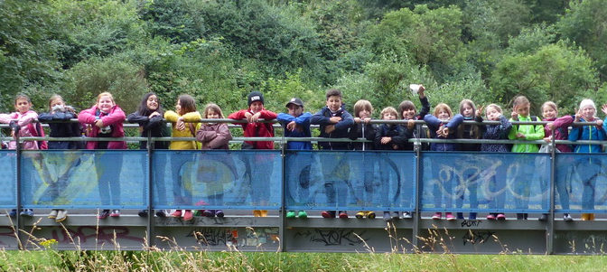 Ausflug der Drittklässler zur Alten Emscher