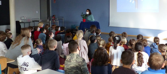 Friedenszeichen an der Averbruchschule