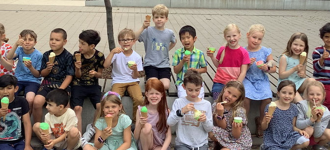 Eis in der Schule